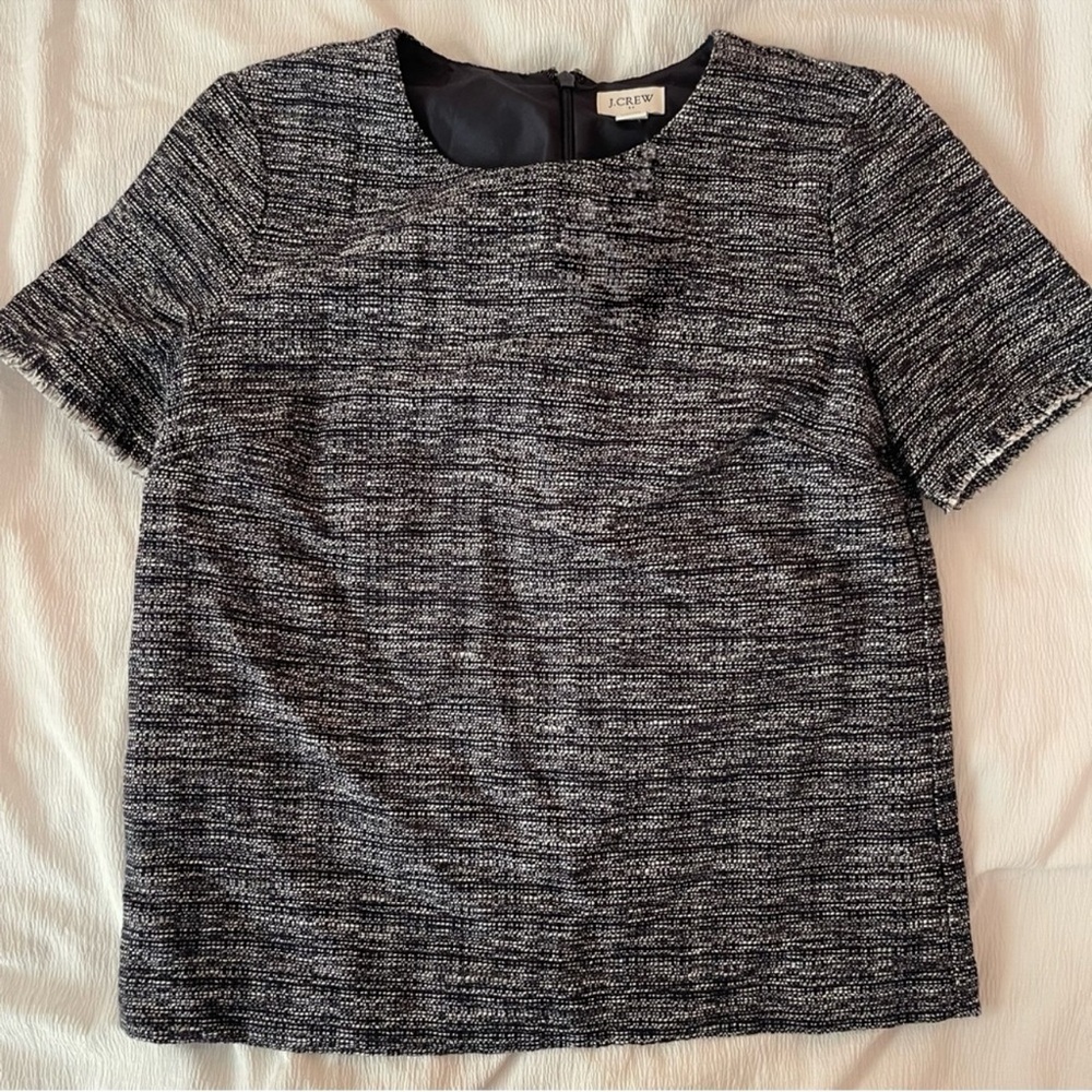 J.Crew Tweed Top